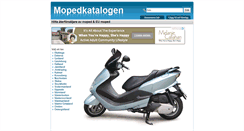 Desktop Screenshot of mopedkatalogen.se
