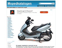 Tablet Screenshot of mopedkatalogen.se